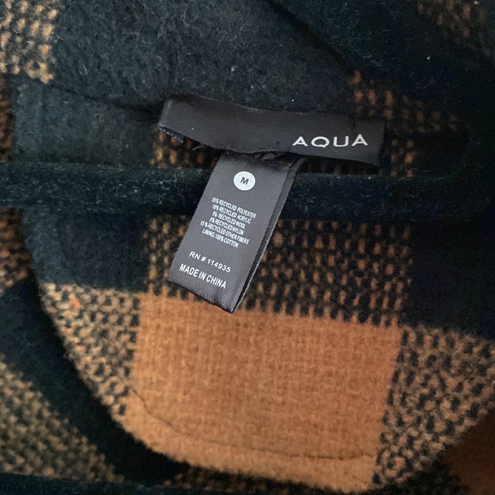 Flannel jacket by aqua from Bloomingdale’s - Picture 3 of 4